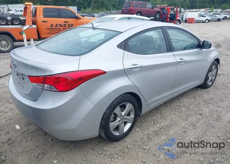 2013 Hyundai Elantra Gls from USA, damaged, VIN KMHDH4AE3DU664296
